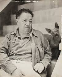 Xoloitzcuintli with Diego Rivera