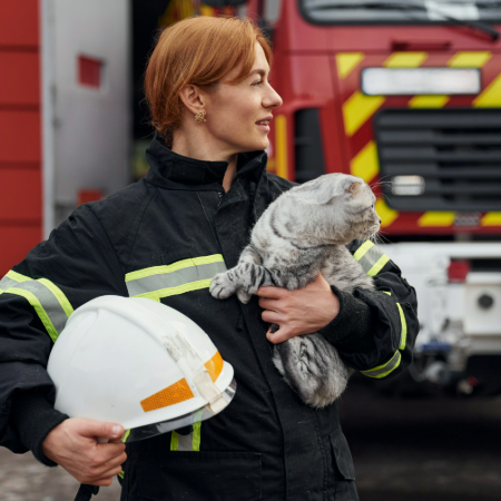 While technology is certainly playing a larger role in firefighting, there’s no substitute for a dog’s ability to adapt, sense danger, and form a bond with their human partner.