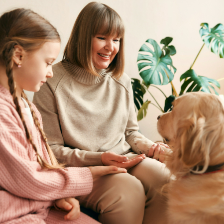 It’s not just emotional healing—therapy dogs also help people physically.